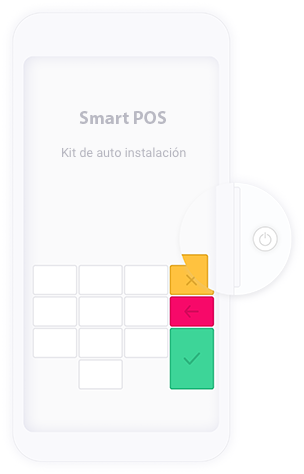Smart POS - presiona botón lateral ENCENDER